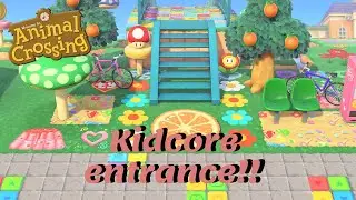 kidcore entrance speed build!! ACNH inspiration 🍎