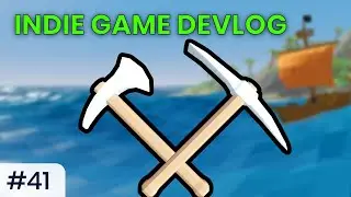 Picking Up Resources, Tool Models & Cleanup | Indie Game Devlog #41