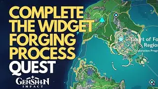 Complete the widget forging process Genshin Impact