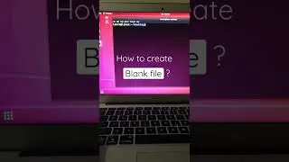 How to create blank file in Linux?