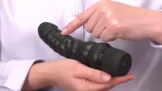 Вибратор Black Velvet Veined Dong