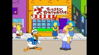Donald Duck vs Homer