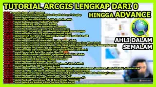 Kumpulan Tutorial ArcGIS Lengkap dari "NOL" (11 jam)