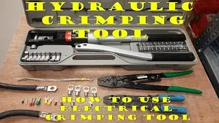 Electrical Cable Crimping | Hydraulic Crimping Tool | How to Use the Hydraulic Crimping Tool