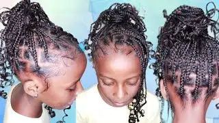 Knotless box braids for kids girls