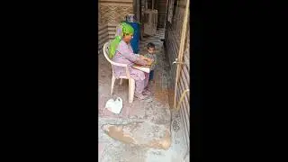 Mom Cleaning Chana -Chickpeas Cleaning