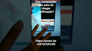 Como remover notificação do Chrome. #chrome #notificações