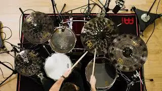 Classics Custom Dark Expanded Cymbal Set by Meinl Cymbals CCD-CS1 - just drums