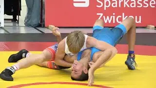 Wrestling, Horst Hinze Tournament 2025, Youth B (U14), 52 kg, Greco, Mehlhorn - Ziatdinov