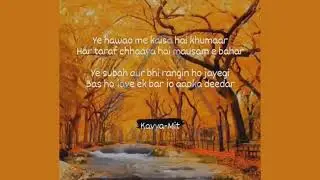 Deedar - Hindi Romantic Shayari #kavya_mit #status