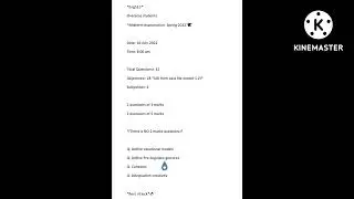 Eng 511 Current Paper Midterm 2022 / Eng 511 Spring 2022