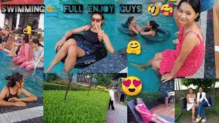 Three sisters 🥰🤗🤣Gwbaujg Enjoy🤳👀🧜‍♀️🧜‍♀️🏊