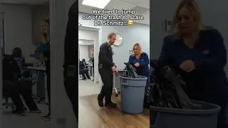 Trash Prank Goes Wrong 😅 #dentist #shortsfeed #funny
