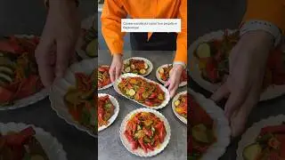 Обалденный салат на скорую руку. Көпшілікке қоюға ЕҢ КЕРЕМЕТ САЛАТ. Сочный салат #салаты #food #рек