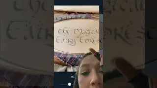 Woodburning a sign for the magical fairy forest  