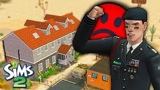 The Sims 2 GRUNT Family Lot Renovation 🎖️ | Speed Build 🛠️🏡