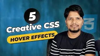 5 Creative CSS Hover Effects for Buttons & Menus | CSS Tricks in Hindi | CodeWise