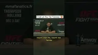 Tai Tuivasa quand on lui parle Jones vs Ngannou