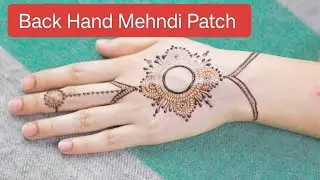 Back Hand Mehndi Patch