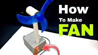 How To Make Fan at Home | Diy Fan | DC Fan @SamarExperiment