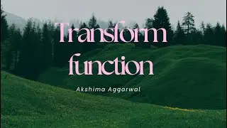 transform() Function in Pandas 