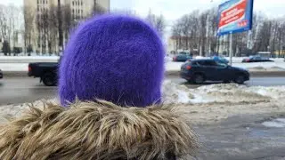 Модная макушка «Лопата» спицами мастеркласс