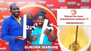 VIDEO:DORE Uko wakora ISABUNE ikomeye WIBEREYE MU RUGO // How to make a Simple SOAP at home