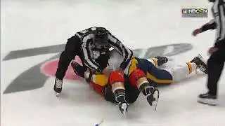 Nicolas Deslauriers, Austin Watson Throw Haymakers Right After Opening Faceoff