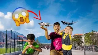 هديه طياره ايوني طيرناها بالحديقة😍🔥طارت ونكسرت!😰