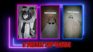 3 PRESET AM🎟️ PAKAI FOTO || VIRAL TIKTOK 🔥😱