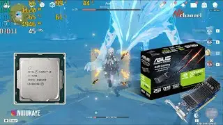 i3 7100 gt 1030 8gb ram Genshin Impact | High settings!