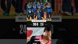 SRI LANKA BEAT INDIA😱🇮🇳💔#shorts