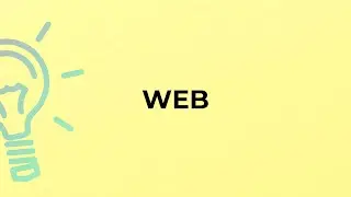 What is the meaning of the word WEB?