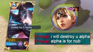 80% WINRATE ALPHA BEST BUILD AND EMBLEM  ( last match before mythical glory )