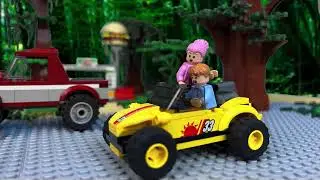 LEGO Jurassic World 🔴 Dominion. Dinosaur attacked the Cinema.