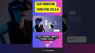 Mastering Website Animation with GSAP | Animated Web Design Tutorial