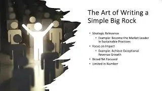 Big Rocks in Planning