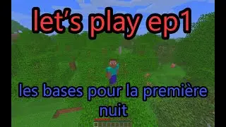 Let's Play Minecraft ep1: les bases pour la première nuit