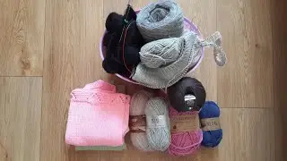 Knitted, knitting, bought. May 2018