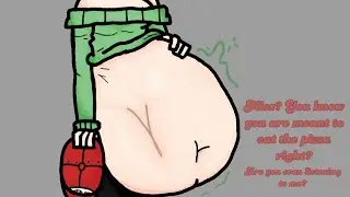 eating the wrong food (vore comic)