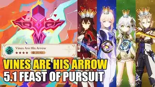 Genshin Impact 5.1 Feast of Pursuit | Cadence of the Elements | Amber Kokomi Nahida Albedo