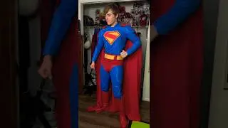 Superman 2025! ⭐️ #superman #cosplay #suitup #dc  #jamesgunn