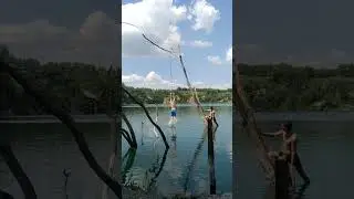 Тарзаночка.Запорожские Мальдивы.