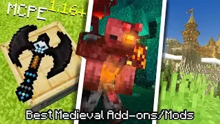 Minecraft PE - Best Add-ons/Mods For Medieval Fantasy Game (1.16+) - 2021