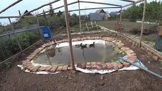 Пруд из баннера своими руками // Содержание подсадных уток // Maintenance of decoy ducks