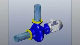 SOLIDWORKS Composer Flow Animations | Centrifugal Pump Flow Animation