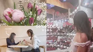 winter vlog ⋆❅⛄️₊❆⋆ what i eat in a week, cute cafes, & winter hangouts