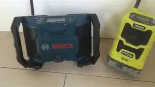 АКБ Радио Ryobi vs Bosch