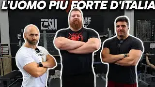 L'UOMO PIÙ FORTE D'ITALIA BATTE SCHERAGGI CON 220 KG DI PANCA PIANA
