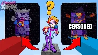 Minecraft FNF Senpai: DO NOT CHOOSE THE WRONG PORTAL (Kapi or Zardy?)